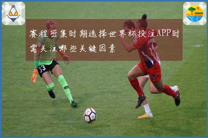 赛程密集时期选择世界杯投注APP时需关注哪些关键因素